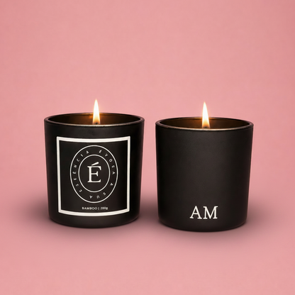 Vela Personalizada Aromatizada Bamboo | Évora