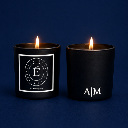 Vela Personalizada Aromatizada Bamboo | Évora